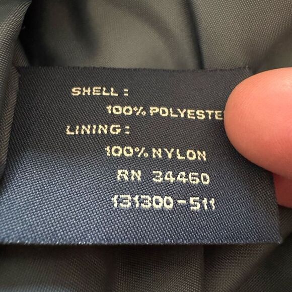 London Fog Blue Zip Up Jacket Essential Women’s Size M Petite Hooded Adjustable - Picture 10 of 12